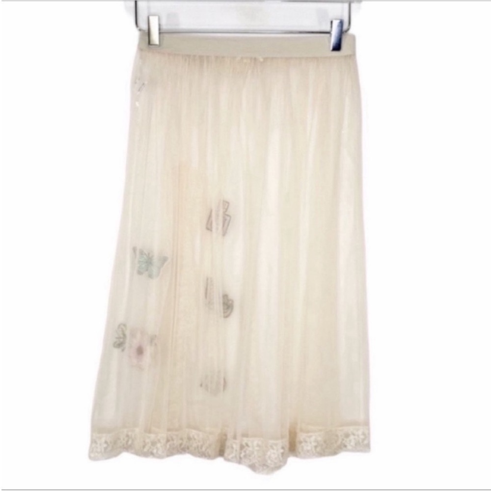 EASEL ballet-inspired patches sheer skirt S - Picture 6 of 8